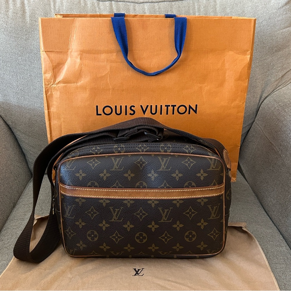 Louis Vuitton Monogram Reporter Crossbody Bag